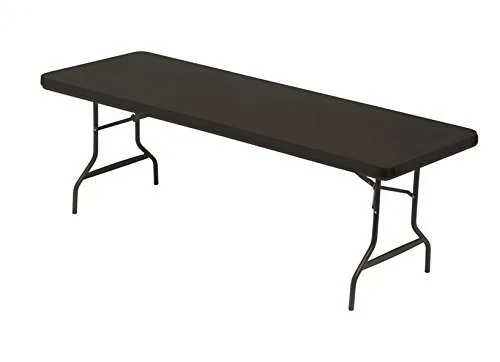 Miniatura 2 de Cubierta de tela elástica para la parte superior de la mesa, marca Iceberg, poliéster/licra, negro (Black cap), 1