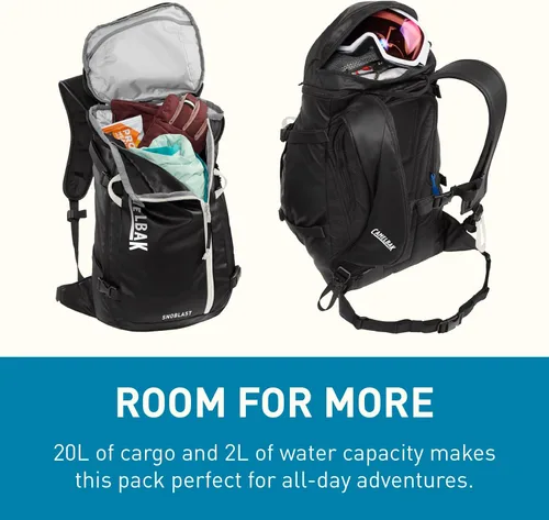 Miniatura 6 de CamelBak SnoBlast 22 Snow Hydration Pack with 70oz Crux Reservoir, Insulated Design and Ski Carry for All Day Winter Riding