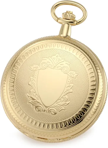 Miniatura 3 de Charles-Hubert, Paris 3909-G Classic Collection Reloj de bolsillo mecánico con caja cazadora chapada en oro, Multi, Mecánico