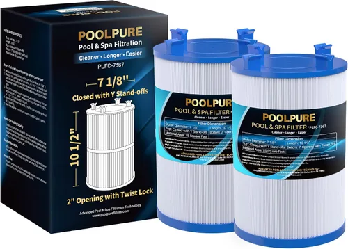 POOLPURE Filtro de spa C-7367 sustituye a PD075-2000, Dimension One 1561-00, Filbur FC-3059, Excel Filters XLS-7005, Aladdin 17541, Baleen AK-60035,