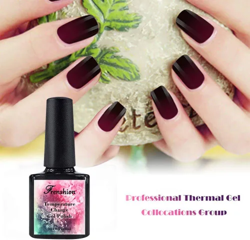 Miniatura 2 de Esmalte de uñas de gel térmico camaleón de 0.3 fl oz, esmalte de uñas LED UV que cambia de color 02