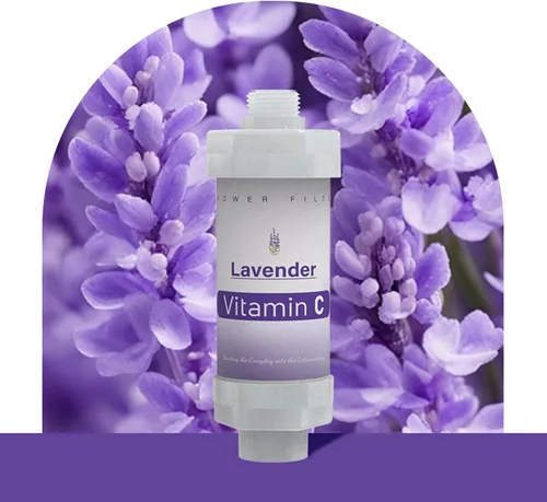 Miniatura 13 de 8 filtros de ducha de vitamina C para filtro de agua dura, accesorios de baño para ducha, bañera, lavanda, jazmín, té blanco, océano, melocotón