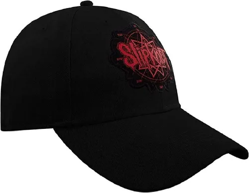 Miniatura 3 de Slipknot Gorra de béisbol clásica con logo bordado strapback, negro, Negro