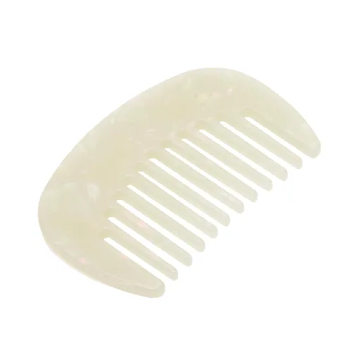 Miniatura 28 de VOCOSTE Peine para el cabello de dientes anchos, peine antiestático de tamaño de bolsillo para cabello grueso, rizado, cuidado del cabello, peine