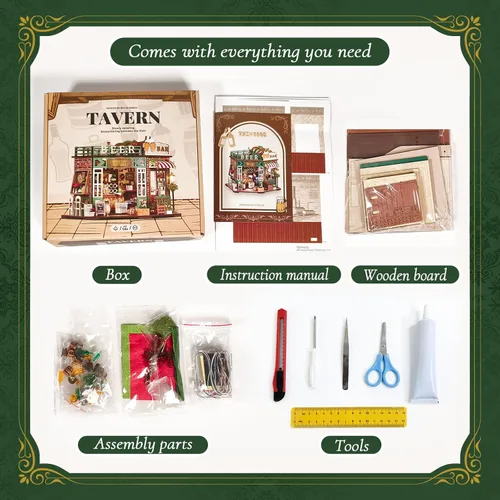 Miniatura 7 de Kit de casa en miniatura de Book Nook DIY