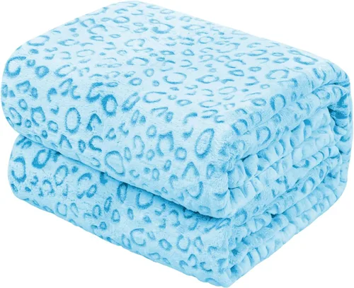 Miniatura 24 de Manta con Estampado de Leopardo Morado Manta Morada Ligera Cálida Mantas Suaves Decorativas para Cama Sofá Dormitorio Leopardo púrpura