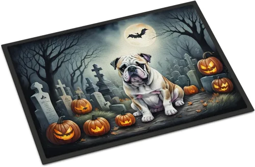 Miniatura 39 de Caroline's Treasures DAC2011MAT - Felpudo de Halloween espeluznante con diseño de Beagle, de 18 x 27 pulgadas, para interiores y exteriores