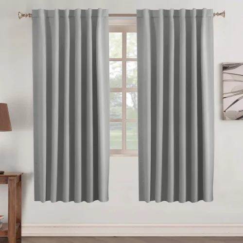 Miniatura 105 de Turquoize Cortinas Opacas para Tratamiento de Ventana con Trabillas Traseras para Sala de Estar/Dormitorio, Tratamientos de Ventana con Aislamiento