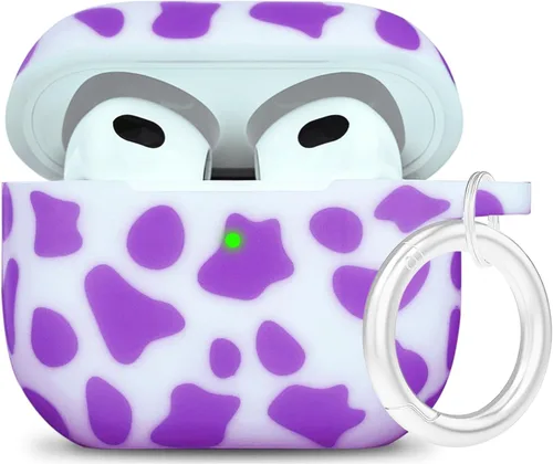 Miniatura 43 de Funda de Airpod Pro de silicona suave - Funda de estuche de carga de LitoDream para AirPods Pro de Apple, lindo protector de estuche para mujeres