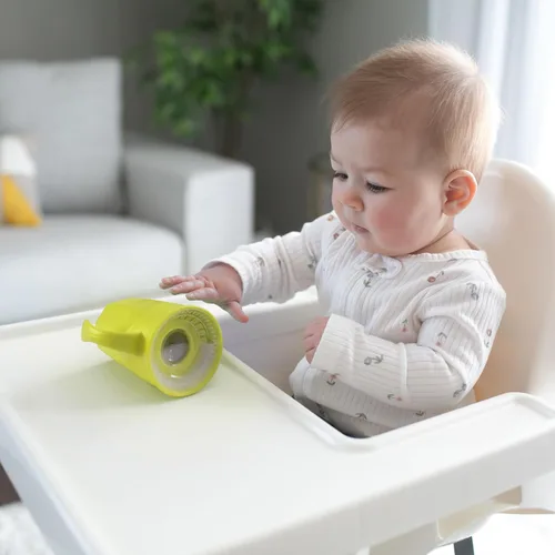 Miniatura 11 de Dr. Brown's Juego de iniciación de alimentación para niños pequeños, paquete de viaje con taza de entrenamiento sin boquilla Cheers360 con asas
