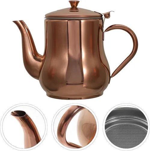 Miniatura 9 de Luxshiny Recipiente de aceite de acero inoxidable con colador, jarra portátil de filtrado de grasa de 7 onzas para cocina, aceite de cocina, grasa