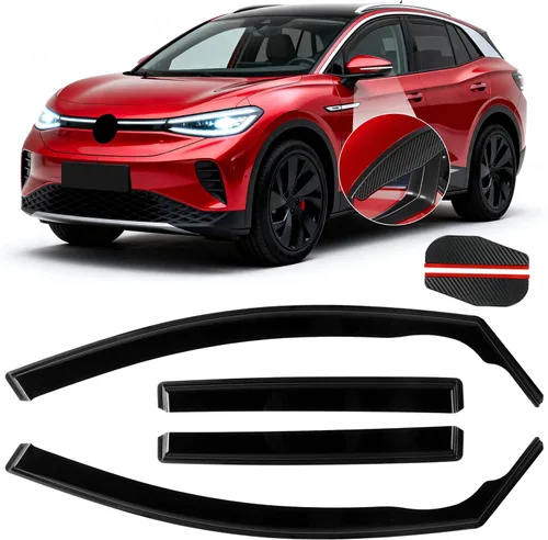 Miniatura 52 de Protectores de lluvia in Channel para Jeep Grand Cherokee L 2021, 2022, 2023, 2024, 2025 2026, deflectores de viento laterales duraderos, viseras