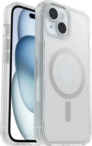 Miniatura 17 de OtterBox Funda Serie Symmetry+ para iPhone 16e, iPhone 15, iPhone 14 y iPhone 13 (SOLAMENTE), Se Acopla a MagSafe, Ultra-Elegante, Bordes Elevados