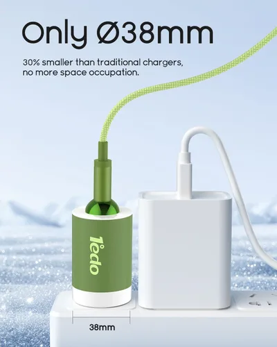 Miniatura 7 de Bloque magnético de carga rápida de 20 W con cable de 6 pies, innovador cable magnético a Lightning para iPhone 14/13/12/11/Xs Max/XR/X (verde)