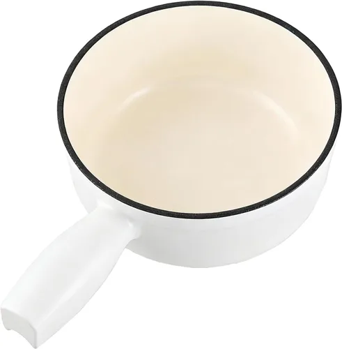 Miniatura 6 de Swissmar Lugano - Olla de repuesto para fondue de queso de hierro fundido, 1.4 cuartos de galón / 1.3 L, compatible con juegos de fondue Swissmar