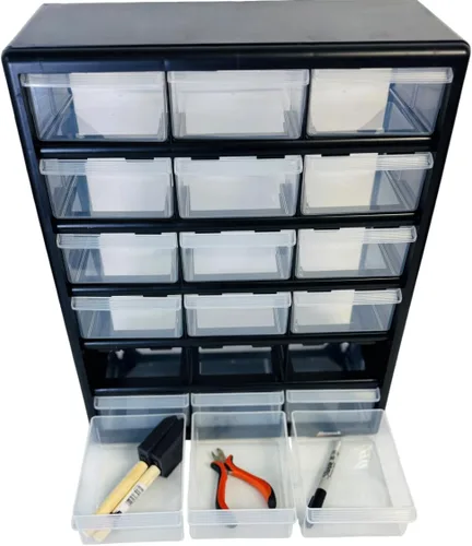 Miniatura 5 de Homak 12 cajones piezas de plástico organizador