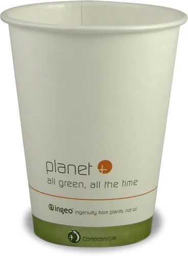 Miniatura 7 de Planet+ Vaso caliente laminado PLA 100% compostable, 4 onzas, caja de 1000