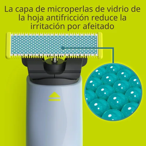 Miniatura 2 de Philips OneBlade First Shave, Sistema de Afeitado Eléctrico Híbrido para Adolescentes, QP1324/20