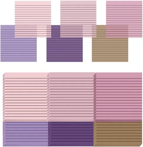 Miniatura 3 de 300 hojas de notas adhesivas transparentes con forro translúcido de 2.992 x 2.992 in, notas autoadhesivas transparentes transparentes