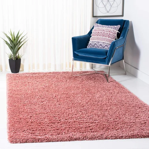 Miniatura 16 de SAFAVIEH Venus Shag Collection - Alfombra decorativa, 2 pies 2 pulgadas x 4 pies, color azul, diseño sólido, no desprende pelusa y de fácil cuidado