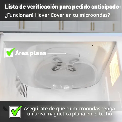 Miniatura 3 de HOVER COVER Cubierta magnética contra salpicaduras, tapa transparente de 12 pulgadas sin BPA, protector de placa ventilada con rejillas de Grafito