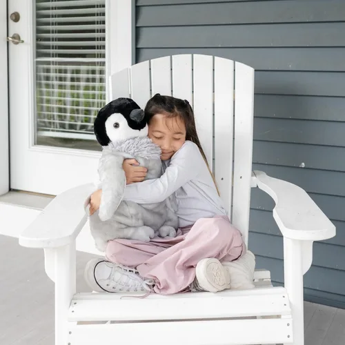 Miniatura 6 de The Petting Zoo Peluche de pingüino de pollito, regalos para niños, animales marinos Wild Onez, juguete de peluche jumbo de pingüino de 19 pulgadas