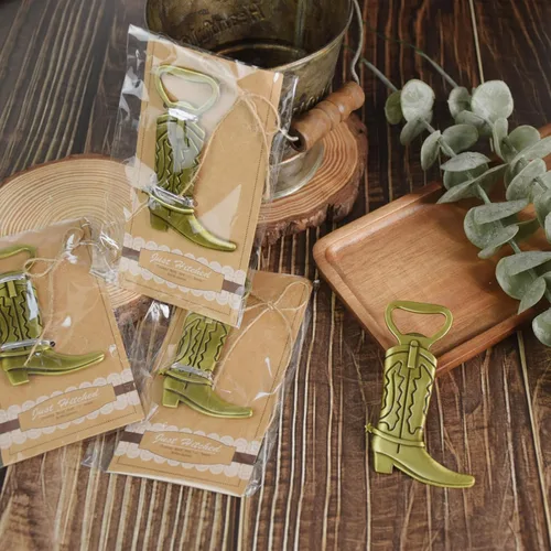 Miniatura 5 de 50 piezas de abrebotellas para botas de vaquero, para baby shower, regalos para invitados de boda, regalos de fiesta de quinceañera, regalos