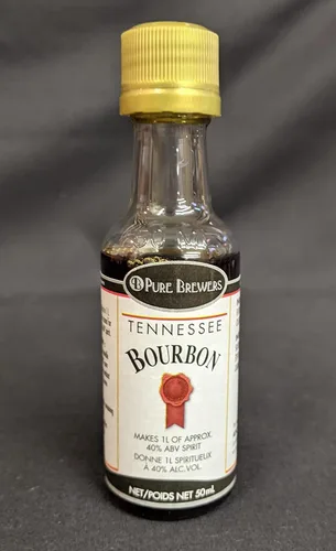 Pure Brewers TENNESSEE BOURBON WHISKEY ESSENCE (1.7 fl oz | 1.69 oz) Lincoln County Proceso saborizante para alcohol neutro