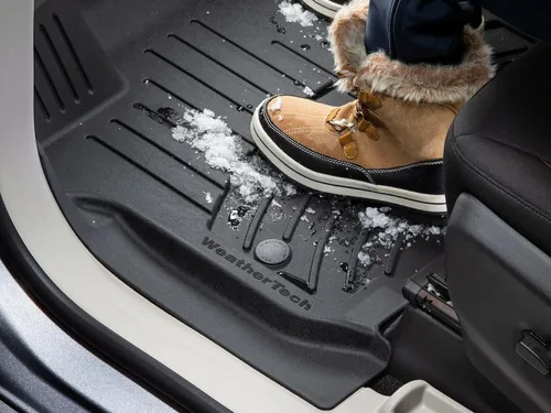 Miniatura 3 de Weathertech FloorLiner HP Alfombrillas de suelo personalizadas para Honda CR-V, CR-V Hybrid 1st Row (4411101IM), color negro