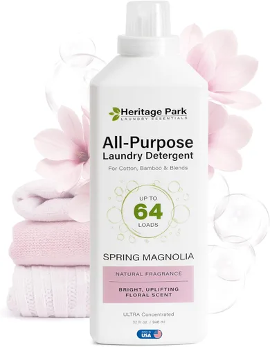 Miniatura 11 de Heritage Park - Detergente de lujo para ropa Detergente para ropa natural y enzimático probado por dermatólogos, a base de plantas, respetuoso