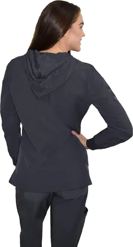 Miniatura 10 de Green Town Ropa quirúrgica para mujer – Sudadera con capucha, 4 bolsillos, ligera, tela elástica, fácil cuidado