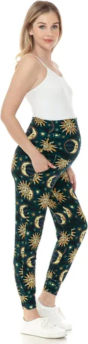 Miniatura 70 de Leggings Depot Pantalones de maternidad para mujer, sobre el vientre, pantalones deportivos casuales para descansar