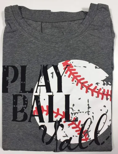 Miniatura 2 de DUDUVIE playera informal con texto en inglés Lets Do This Boy