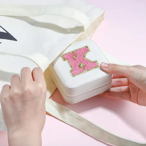 Miniatura 4 de Organizador de joyas de viaje para mujeres y niñas, mini organizador de joyas de viaje, organizador de anillos de viaje, organizador de collares