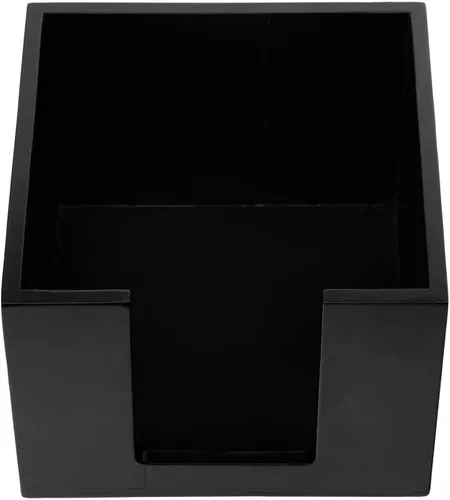 Miniatura 9 de Restaurantware Servilletero de cóctel de 5.5 x 4 pulgadas, 1 servilletero cuadrado plano – para bares, mesas de cocina o encimeras, resistente Negro
