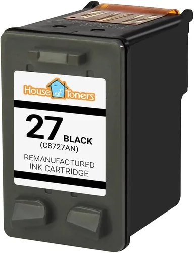 Miniatura 2 de Houseoftoners Cartucho de tinta remanufacturado de repuesto para HP 27 negro C8727AN PSC 1100 1310 1311 1312 1315 1315 1315v 1315xi 1317 1318 6105