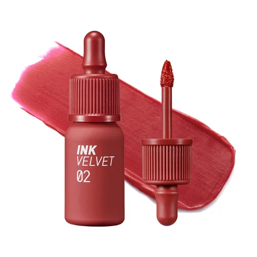 Miniatura 16 de Peripera Ink Airy Velvet - Tinte labial de alta pigmentación, ligero, suave, hidratante (030 WAKE UP CHERRY)
