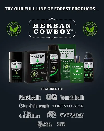 Miniatura 6 de Herban Cowboy, Forest, desodorante para protección máxima, 2.8 onzas, 3
