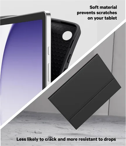 Miniatura 7 de GreenLaw Funda de teclado para Samsung Galaxy Tab A9 Plus de 11 pulgadas 2023, retroiluminación de 7 colores, trackpad inteligente, funda resistente