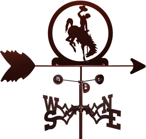 Miniatura 2 de SWEN Products Wyoming Bucking Horse Veleta (montaje ajustable incluido)