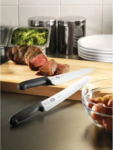 Miniatura 5 de Victorinox Fibrox - Cuchillo para pan de 10.25 pulgadas con borde dentado y mango negro
