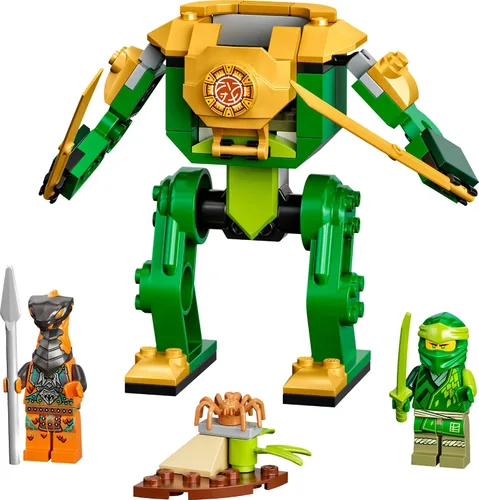 Miniatura 5 de LEGO NINJAGO Lloyd's Ninja Mech Battle Figura de acción 71757 para niños, niños y niñas a partir de 4 años con figura de serpiente y minifigura