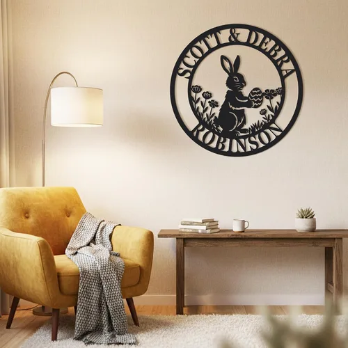 Miniatura 5 de Regalos de boda para parejas 2025, carteles personalizados con apellidos para el hogar, carteles de metal personalizados, decoración de pared
