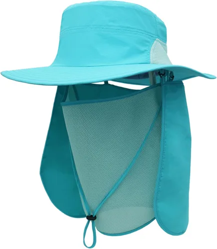 Miniatura 10 de Surblue Sombrero de pesca con solapa para el cuello, protección UV, protección UV, UPF50+