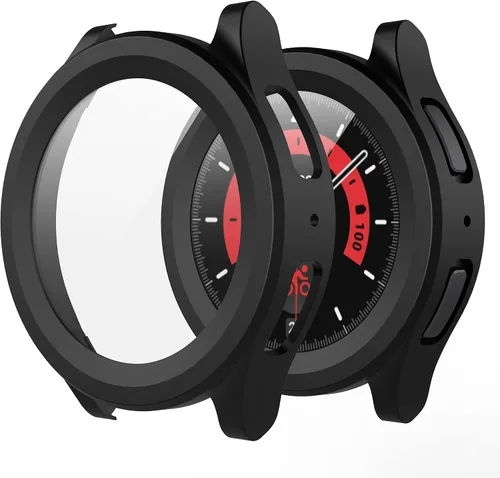 Miniatura 26 de Misxi - Juego de 2 fundas rígidas de policarbonato con protector de pantalla para Samsung Galaxy Watch 5 Galaxy Watch 4 de 40 mm, funda ultradelgada