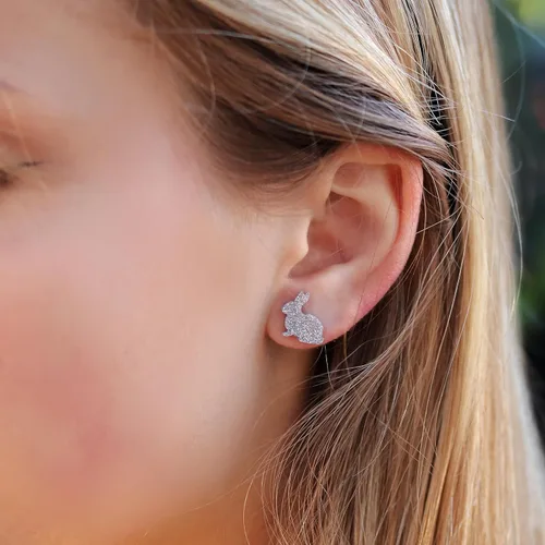 Miniatura 17 de Pendientes acrílicos cortados con láser sin metal en postes de plástico