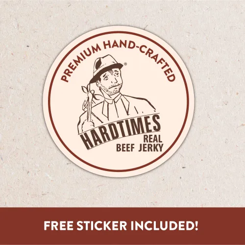 Miniatura 6 de Hardtimes Cecina de res artesanal - Sabor a pimienta negra - Frasco de 8 oz
