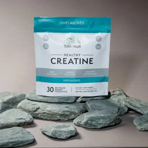 Miniatura 5 de TERRA ORIGIN Polvo de monohidrato micronizado de creatina saludable 30 paquetes de barras Soporte para el rendimiento muscular y cognitivo*
