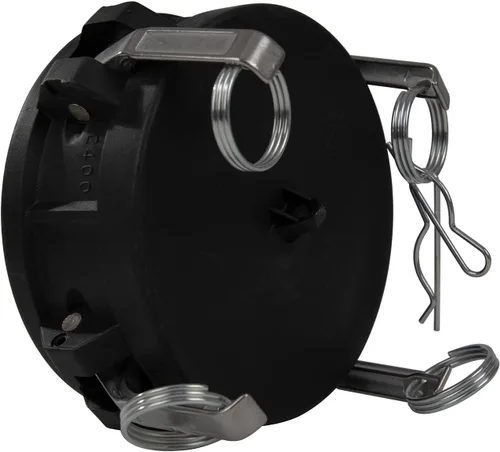 Miniatura 10 de Accesorios Camlock de polipropileno de 2 pulgadas, 2 piezas, tipo CC, tapa antipolvo, presión máxima de 125 psi