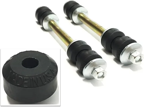 Miniatura 11 de PartsW - Kit de suspensión de 2 piezas de eslabones de extremo de barra estabilizadora delantera de alta resistencia